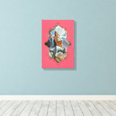 De mystiek van India 49 - omheind canvas Afdruk (Insitu (Houten vloer))