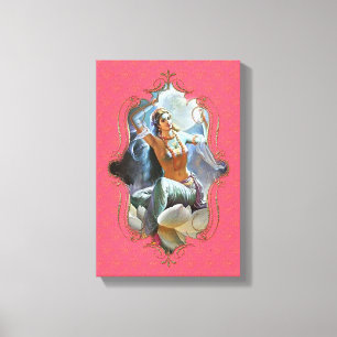 De mystiek van India 49 - omheind canvas Afdruk