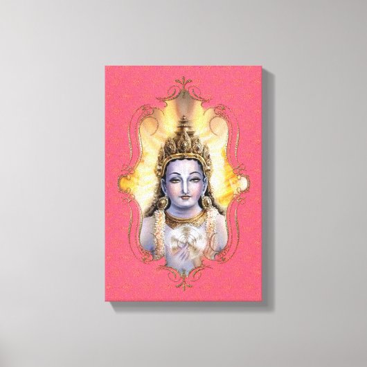 De mystiek van India 4 - omcirkeld canvas Afdruk (Voorkant)