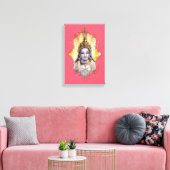 De mystiek van India 4 - omcirkeld canvas Afdruk (Insitu (Woonkamer))