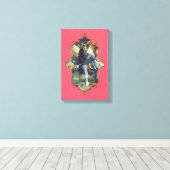 De mystiek van India 5 - omcirkeld Canvas Afdruk (Insitu (Houten vloer))