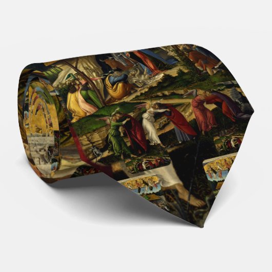 De mystieke activiteit - Botticelli Stropdas (Opgerold)