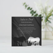 De Mystieke Eenhoorn Trouw Uitnodiging (Staand voorkant)