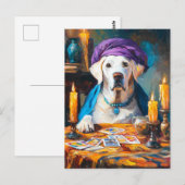 De Mystieke Hond | Grappige Waarzeggende Hond Briefkaart (Voorkant / Achterkant)
