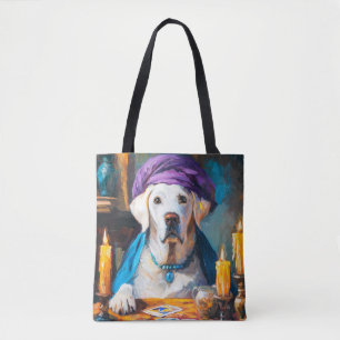 De Mystieke Hond Grappige Waarzeggende Hond Tote Bag