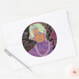 De Mystieke Man Ronde Sticker