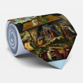 De mystieke nativiteit - Botticelli Stropdas (Opgerold)