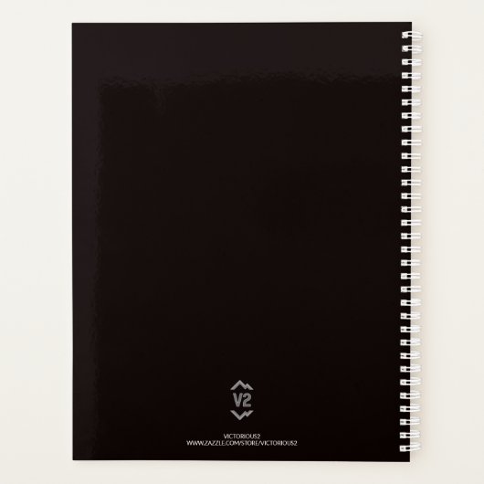 De mystieke ruimtewolf planner (Achterkant)