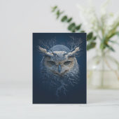 De Mystieke Uil van het Oude Bos Briefkaart (Staand voorkant)
