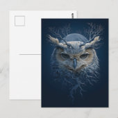 De Mystieke Uil van het Oude Bos Briefkaart (Voorkant / Achterkant)