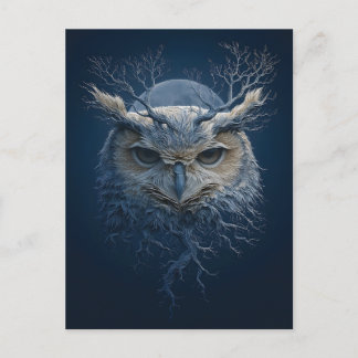 De Mystieke Uil van het Oude Bos Briefkaart
