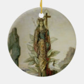 De mystieke ventilator keramisch ornament (Achterkant)