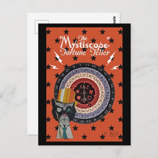 De Mystiscope Fortune Teller Briefkaart (Voorkant / Achterkant)