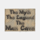 De mythe de legende de grot van het Man Fleece Deken (Voorkant (Horizontaal))