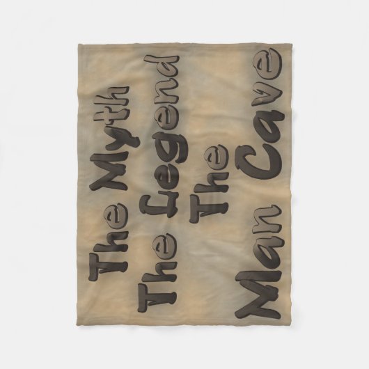 De mythe de legende de grot van het Man Fleece Deken (Voorkant)