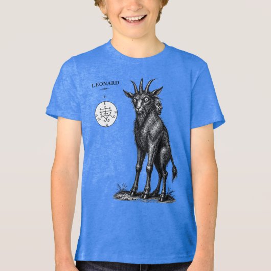 De mythe-hybride van Leonard Tri-Blend Shirt (Voorkant)