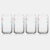 De mythe papa de legende blikvorm glas (Links)