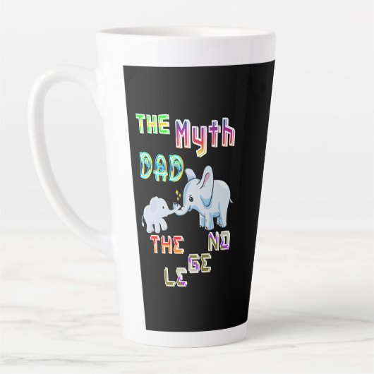 De mythe papa de legende latte mok (Links)