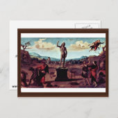 De mythe van de Prometheus-schilderende sequentie  Briefkaart (Voorkant / Achterkant)