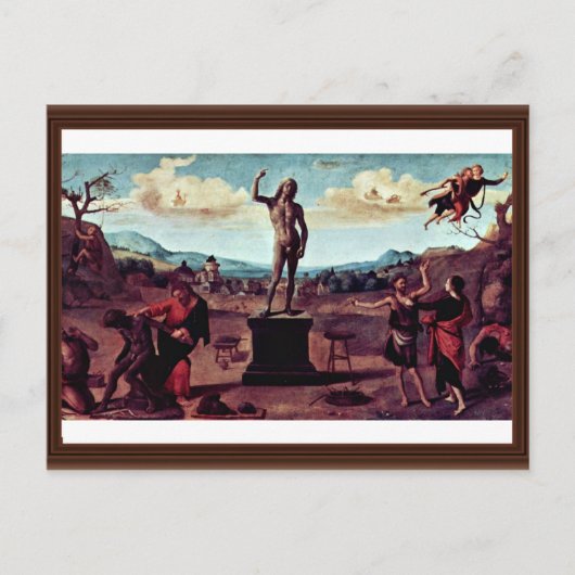 De mythe van de Prometheus-schilderende sequentie  Briefkaart (Voorkant)