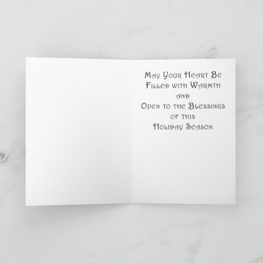 De mythe van Frosty Feestdagen Kaart (Binnen)