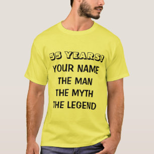 De mythe van het man legende aan het shirt voor de
