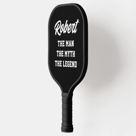 De mythe van het man legende grappige douanespeler pickleball paddle (Links)