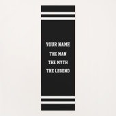 De mythe van het man legende grappige yoga mat voo (Voorkant)