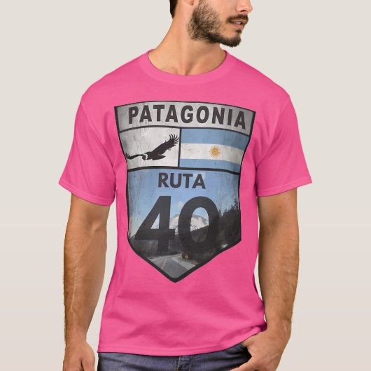 De mythische route van Argentinië. T-shirt (Voorkant)