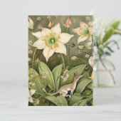 De mythische wereld van de gedraaide muis feestdagenkaart (Staand voorkant)