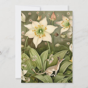 De mythische wereld van de gedraaide muis feestdagenkaart