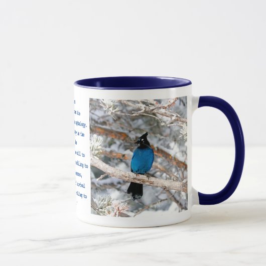 De Mythologische Steller's Jay Mok (Rechts)