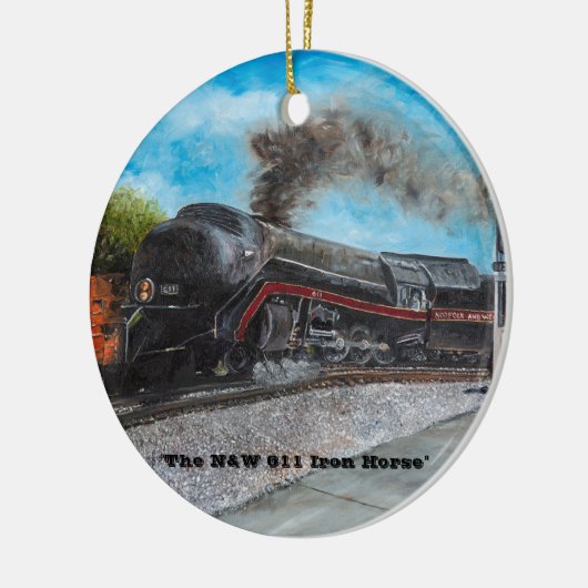De N & W 611 Iron Horse 2019 Ornament (Links)
