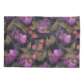 De naadloze donkere pruimvruchten paarse pa van de kussensloop (Achterkant)