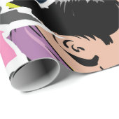 De naadloze stijl van de kunststrips van de patroo cadeaupapier (Rol Hoek)