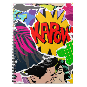 De naadloze stijl van de kunststrips van de patroo notitieboek