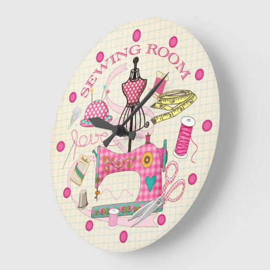 De naaiende Grote Klok van de Zaal (Hoek)