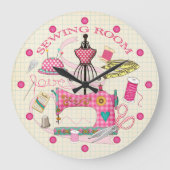 De naaiende Grote Klok van de Zaal (Voorkant)