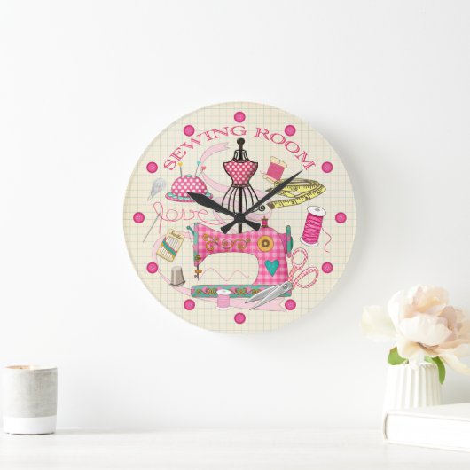 De naaiende Grote Klok van de Zaal (Huis)