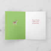 De naaiende Kaart van de Verjaardag van het Thema (Binnen)