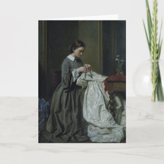 De naaister kaart (Voorkant)