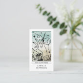 De Naaister Kleermaker Tarot Visitekaartje (Staand voorkant)