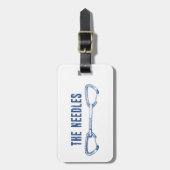 De naalden klimmen QuickDraw Bagagelabel (Voorkant verticaal)