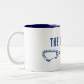 De naalden klimmen QuickDraw Tweekleurige Koffiemok (Links)