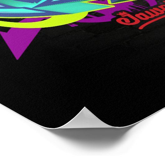 De naam Alexis op graffiti Poster (Hoek)