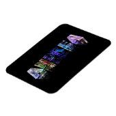 De naam Andrea in Lichten Magneet (Linkerzijde)