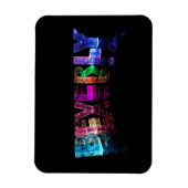 De naam Beverly in 3D-lampjes Magneet (Verticaal)