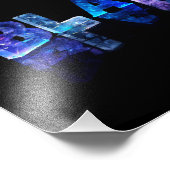 De naam Blake in 3D-lichten Foto Afdruk (Hoek)