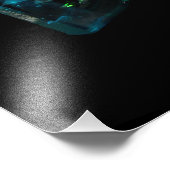 De naam Daniel in 3D-lichten (foto) Foto Afdruk (Hoek)