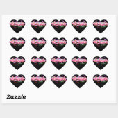 De naam Elizabeth in graffiti-Stickers | Hart Sticker (Vel)